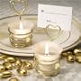 Heart Design Candle Favors-Place Card Holders, 1