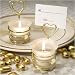 Heart Design Candle Favors-Place Card Holders, 1