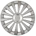 Cartrend 70274 Radzierblenden Set "Meridian" Chromring, 4-teilig, 38,10 cm ( 15 Zoll )