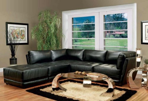 Coaster 500891 SECT SET BLK Laurentides Sectional Sofa Set Black 51aXow5iDkL Coaster 500891 SECT SET BLK Laurentides Sectional Sofa Set Black
