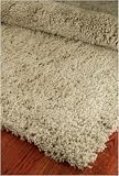 Safavieh SG240D Shag Collection Classic Handmade Taupe Shag Area Rug, 5-Feet by 8-Feet