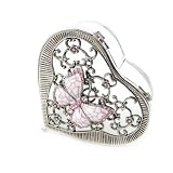 Coffret &agrave; Bijoux "Papillon de Soie" rose