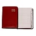 Mini Wine Journal, Genuine Leather, Tabbed, Garnet