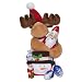 Holiday Snowman Gift Filled with Riegelein Chocolates, Hugging Reindeer & Lindt Truffles