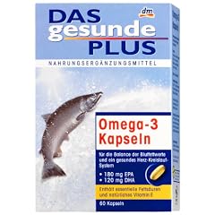 Das gesunde Plus Omega-3 Kapseln, 60 St�ck, 2er Pack (2 x 85 g)