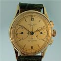 Vintage/Antique watch: Men's Universal Geneve Uni-Compax 18k Yellow Gold Chronograph Watch Ca. 1942