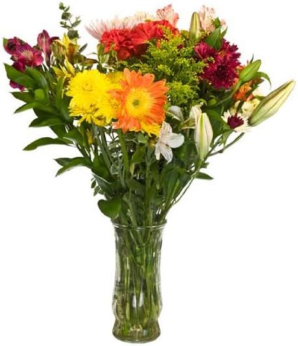 Mixed Fresh Cut Flower Bouquet - 25 Stems - 9 Kinds of Flowers