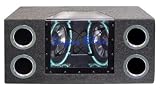 Pyramid BNPS102 10-Inch 1000-Watt Dual Bandpass System with Neon Accent Lighting