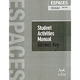 espaces 3rd ed student activities manual answer key