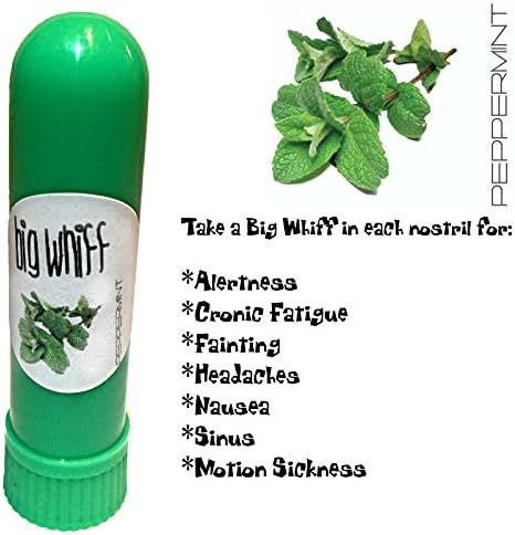 Essential Oils - Nasal Inhaler - Aromatherapy - Peppermint Essential Oil - Homeopathic Remedies (Peppermint Oil)