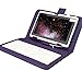 Yuntab 7 inch Google Android Tablet PC Dual Core and Dual Camera White Tablet with Purple Keyboard Case