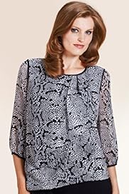 Per Una Snakeskin Print Blouse