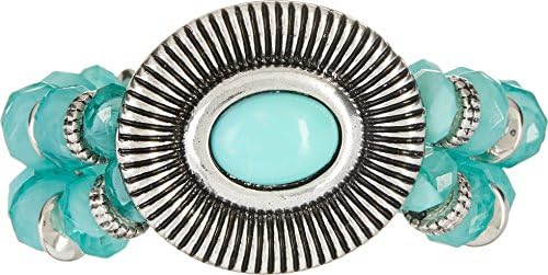 Carol Dauplaise Free Spirit Beaded Bracelet One Size Turquoise blue