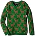 Alex Stevens Girls' Allover Reindeer Sweater