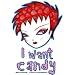 I Want Candy Sticker