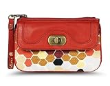 Lido Zippered Mini Bag, Harlequin/Tango Red