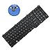 HQRP Laptop Keyboard compatible with Toshiba Satellite L655-S51122 / L655-S5114 / L655-S5115 / L655-S5117 Notebook Replacement plus HQRP Coaster