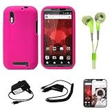 Pink Protective Silicone Skin for Motorola Droid Bionic XT865 (Verizon Wire ....