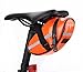 Leisure Realm Bright and Colorful Orange Bike Seat Bag or Tail Pouch from (Orange)
