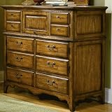 Blue Ridge Retreat Media Bureau In Distressed Chestnut Oak