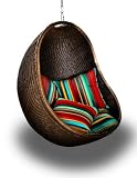 Outback Urban Balance Hanging Chair with Pillows, Cove Stripe
