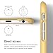 iPhone 6S Case, elago® [Slim Fit 2][Creamy Yellow] - [Light][Minimalistic][True Fit] – for iPhone 6/6S