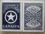 2 Decks Blue Bicycle Canasta with Points Playing Cards