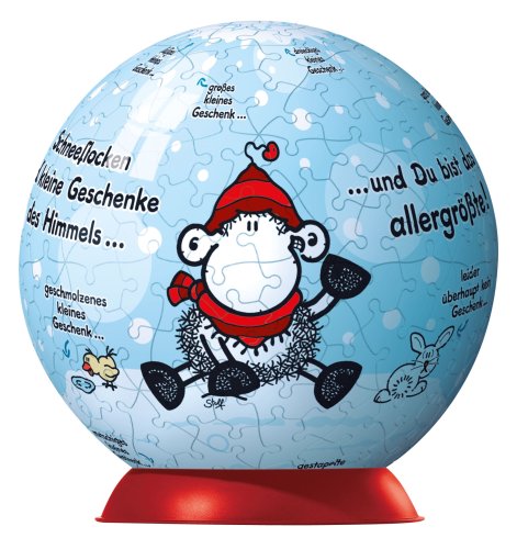 Childrens Toyshop  Spielwaren : Ravensburger 11058 - Sheepworld: Winterzeit Puzzleball