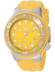 Swiss Legend Womens 11044D-07 Neptune Yellow Dial Yellow Silicone Watch
