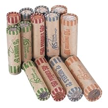 Royal Sovereign Assorted Coin Preformed Wrappers, 216 Count (FSW-216N)