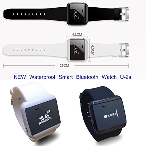 Smart watch,Bluetooth watch,watch,NEW Waterproof Smart Bluetooth U Watch U-2s Phone Mate For All Android phones Samsung S4,S5 Note 2,3,Htc,Sony,Nokia,Google... (Black)