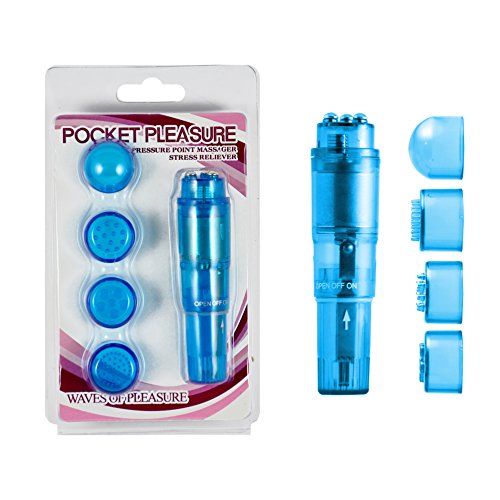 Back to 20s ® pocket pleasure waterproof mini massager with 4 at…