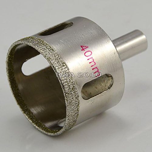 4-120mm Diamond Coated Tipped Hole Saw Core Drill Bits Glass Marble Tile Granite size:40.0MM