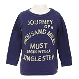 jeans-b.2nd　　foot　長袖Tシャツ(ネイビー) 90cm