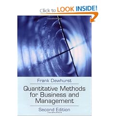 Quantitative Methods for Business and Management
