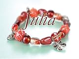 Guetermann / KnorrPrandell 2205070 - Armband Julia rot, Set