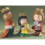 Charlie Brown Christmas Play Three Kings Set Clothtique Statues