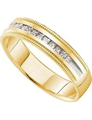 0.25CTW DIAMOND MACHINE-SET BAND
