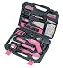 Apollo Precision Tools DT0773N1 135-Piece Household Pink Tool Kit
