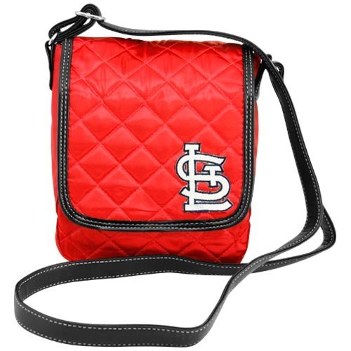 MLB St. Louis Cardinals Quilted Purse, Classic Red