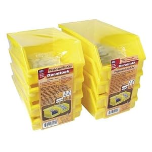 Click to buy Garage Pegboard: Triton Products 028 Bin Kits for Pegboard Storage, Yellow, 8-Pieces from Amazon!