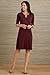 Fair Indigo Organic Fair Trade Split Neck Dress