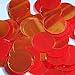 Round Flat Sequin 30mm Red Rainbow Iris Super Mirror Shiny Reflective. Couture Paillettes. Made in USA