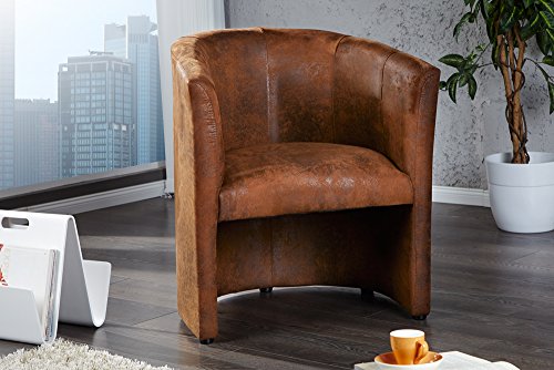 Stylischer Clubsessel ART DECO braun Antik Sessel Clubsessel - 8