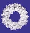 20" Crystal White Spruce Artificial Christmas Wreath - Unlit