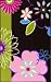 Kids Children Nursery Area Rug Carpet Chocolate 3x5 girls flowers daisy petal Exact Size:3' 3