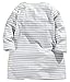 Fiream Girls Cotton Long Sleeve Dress (18M, Grey)