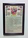 Kemmerer Armorial History with Coat of Arms on 11 x 17 Parchment Paper in Classic Mahogany Frame