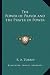 Books : The Power of Prayer and the Prayer of Power