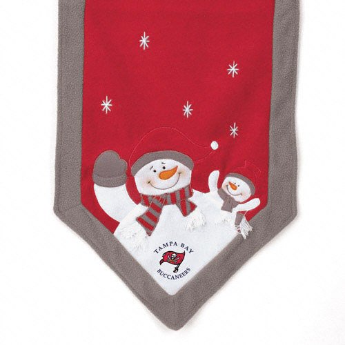 Tampa Bay Buccaneers Snowman Table Runner